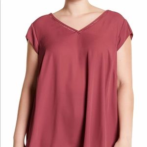 DR2 by Daniel Rainn Ladder Inset Blouse